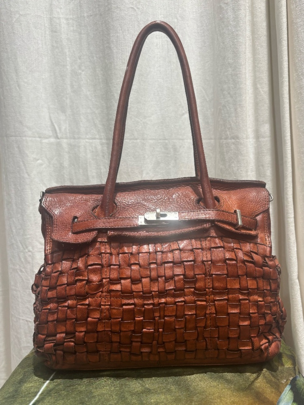 Campomaggi Leather Bag in Cognac